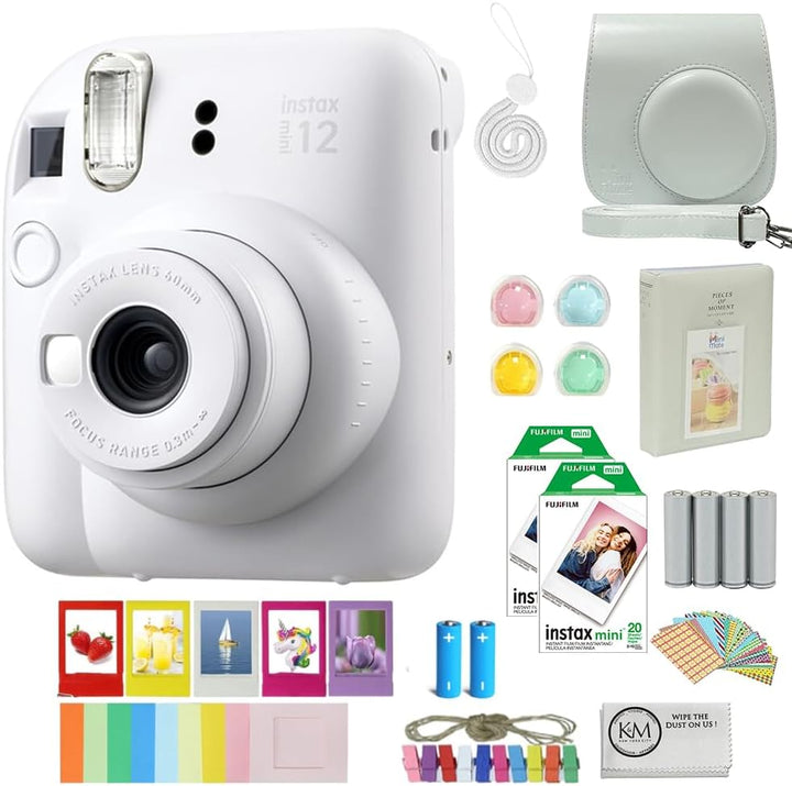 Fujifilm Instax Mini 12 - Cámara de película instantánea | Color Bl...