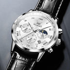 OLEVS Relojes para Hombres Lujo Cara Grande Relojes Resistente al Agua
