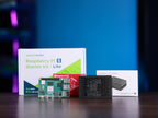 Seeed Studio Raspberry Pi 5 Starter Kit - 8 GB de RAM, tarjeta micro SD de 64 GB precargada de 64 bits, fuente de alimentación tipo C, estuche de enfriamiento activo para asistente doméstico, servidor