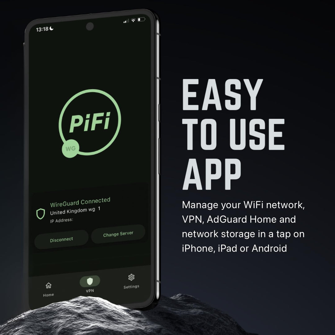 PiFi Kit - Kit de enrutador de viaje Raspberry Pi 4\/5 Gigabit (AC1...