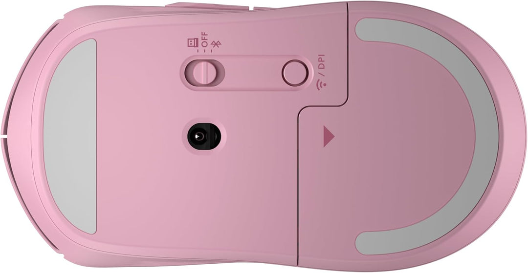 HP Ratón inalámbrico silencioso 400, Bluetooth dual y 2.4 GHz, sili...