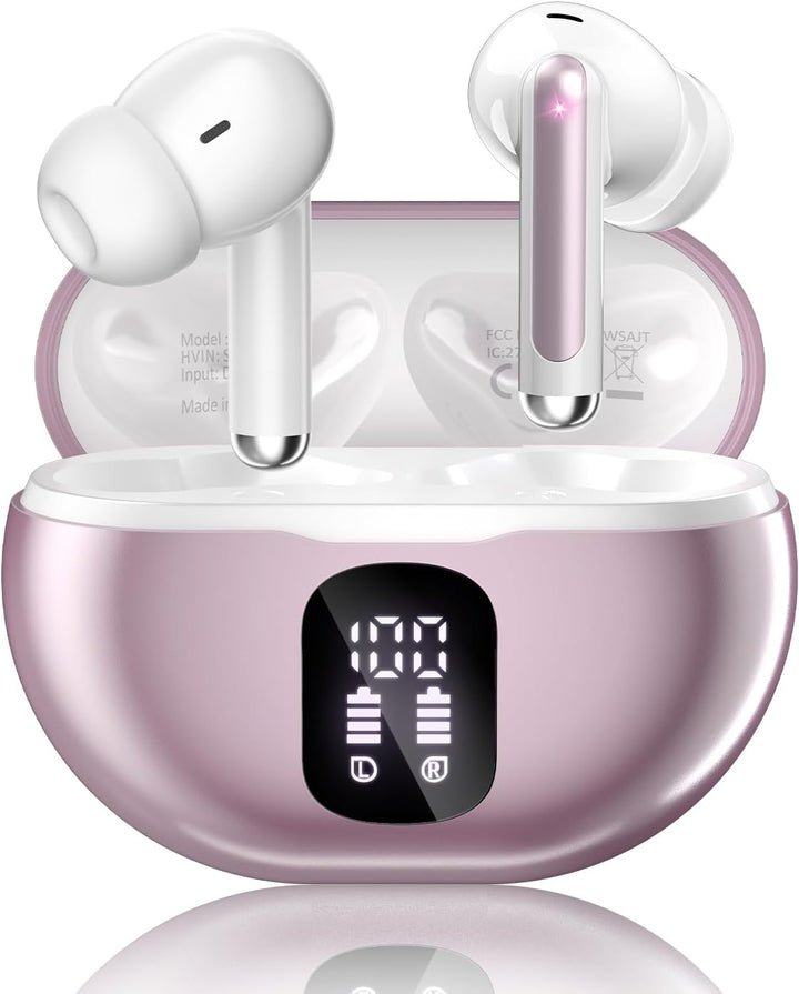 Auriculares inalámbricos, auriculares Bluetooth 5.4 con reproducció...
