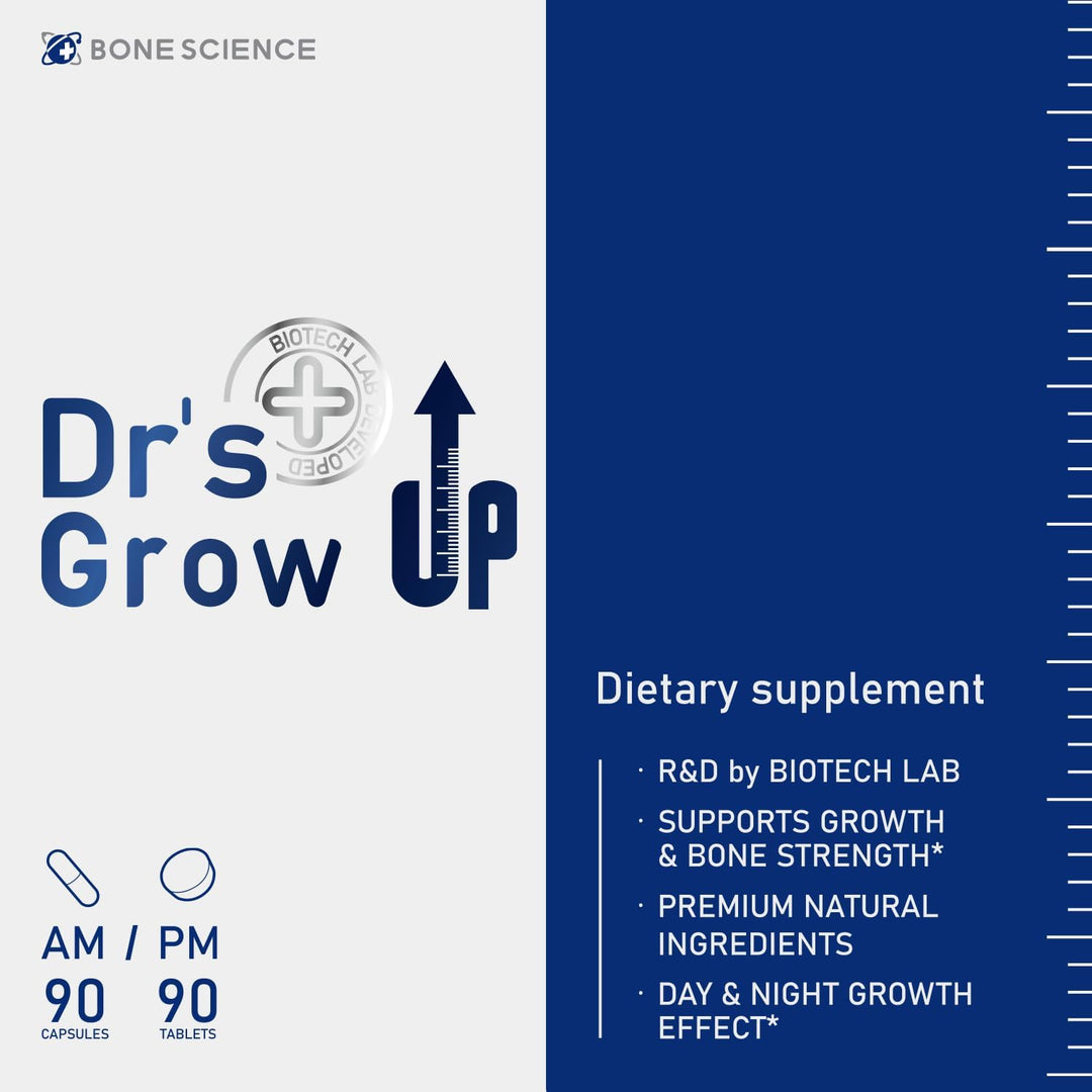 BONE SCIENCE Dr's Grow UP AM &amp; PM Hueso y crecimiento para...