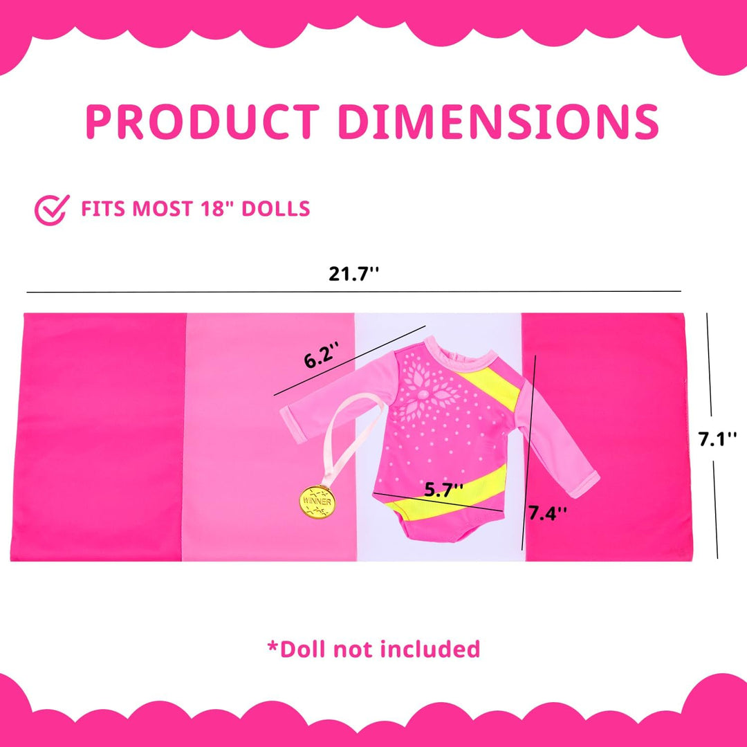 Ecore Fun Ropa y accesorios para muñecas de 18 pulgadas, juego depo...