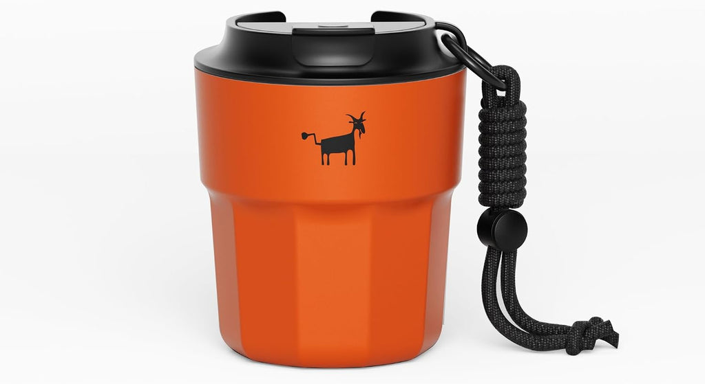 CHEERFUL GOAT Instant Cold Brew Coffe - Taza de viaje de café con forro de cerámica, café de bolsillo especial 100% arábica, liofilizado para una máxima frescura, sin azúcar, sin aditivos