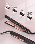 Annlary Plancha para el Cabello, Plancha Plana de 1 Pulgada