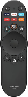 XRT270 - Control remoto de repuesto para televisores Vizio SmartCast, fácil configuración, teclas de acceso directo, control remoto de voz universal, compatible con FHD 4K Quantum D