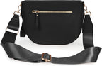 Bolso cruzado espacioso de nylon, bolsa de cintura, bolsos, billeteras, carteras de moda, bolso de hombro para mujer
