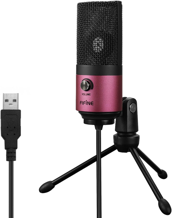 FIFINE - Micrófono de condensador USB para podcast grabado en el po...