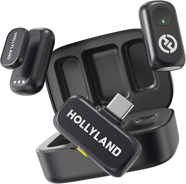 Hollyland Lark - Micrófono inalámbrico A1 para iPhone 17\/16\/15 y...