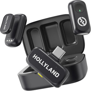 Hollyland Lark - Micrófono inalámbrico A1 para iPhone 17\/16\/15 y...
