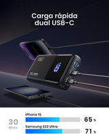 INIU Power Bank, 25000mAh 100W USB C Cargador portátil para laptop,...