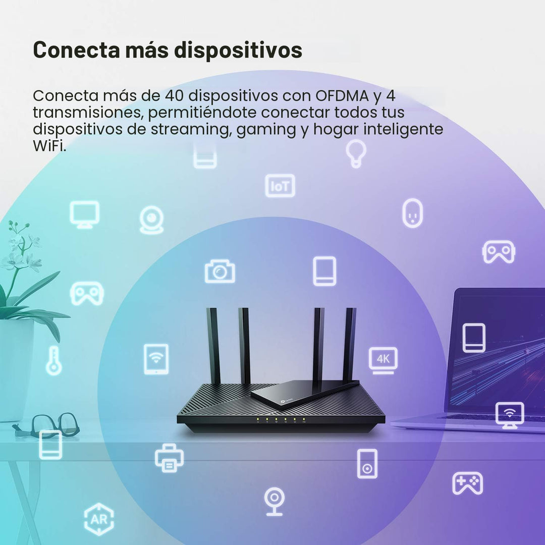TP-Link Router AX1800 WiFi 6 (Archer AX21) \u2013 Internet inalámbr...