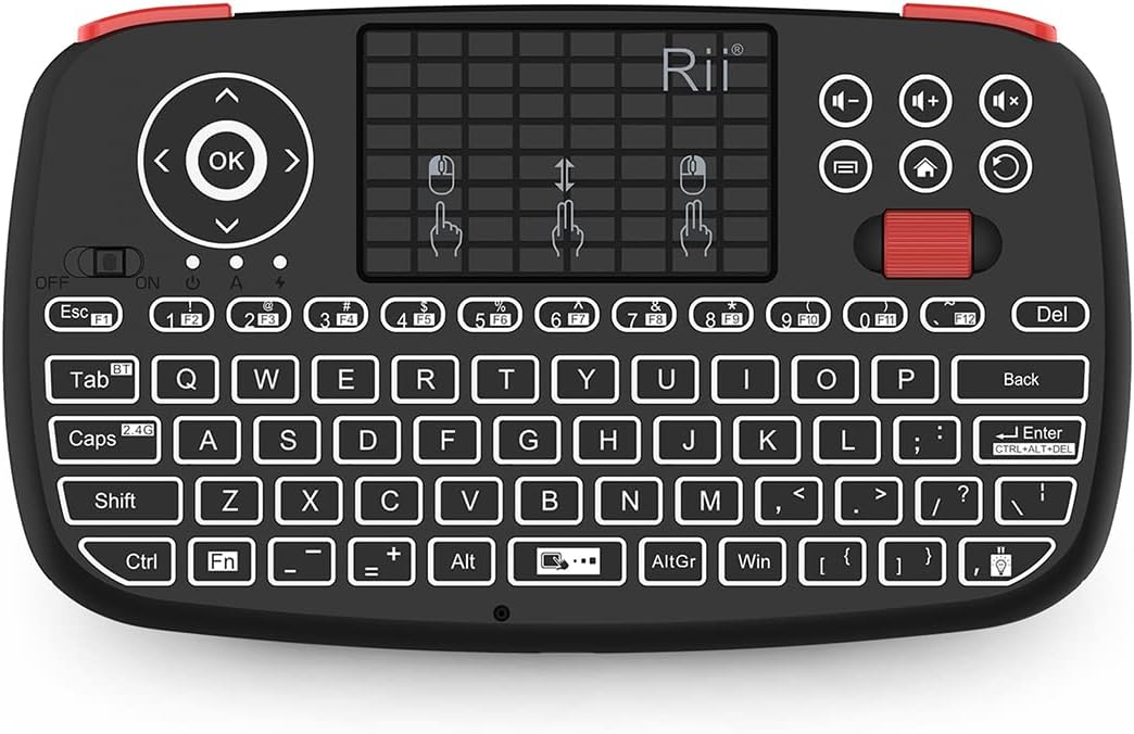 Rii i4 Mini Teclado Bluetooth con Touchpad Teclado