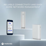 Motorola Enrutador WiFi 7 MNQ1525 con malla fácil, velocidad de dob...