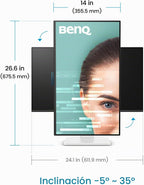BenQ GW2790TC Montador de computadora IPS de 27 pulgadas, 1080P FHD...