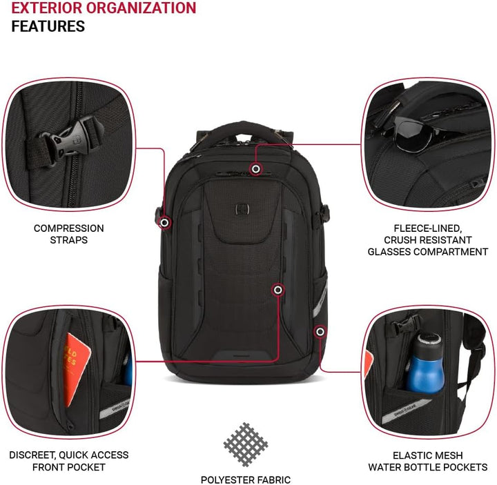 SwissGear 5358 USB ScanSmart \u2013 Mochila para portátil de 16\u20...