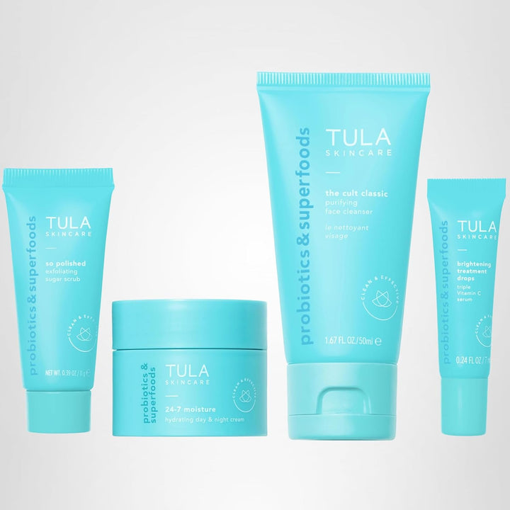 Mini kit navideño de los más vendidos para el cuidado de la piel TULA