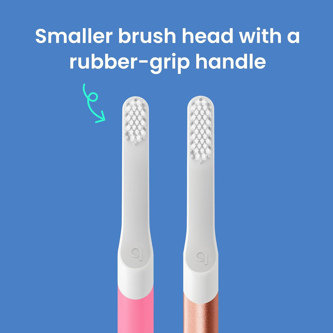 Cepillo de dientes sónico de plástico Quip para niños Plus con cabe...