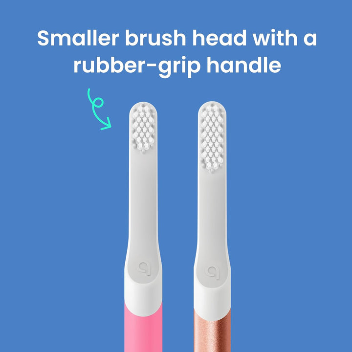 Cepillo de dientes sónico de plástico Quip para niños Plus con cabe...