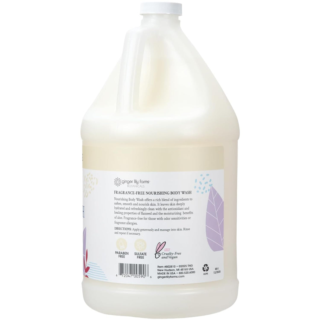 Ginger Lily Farms Botanicals - Jabón corporal nutritivo, 100% vegan...