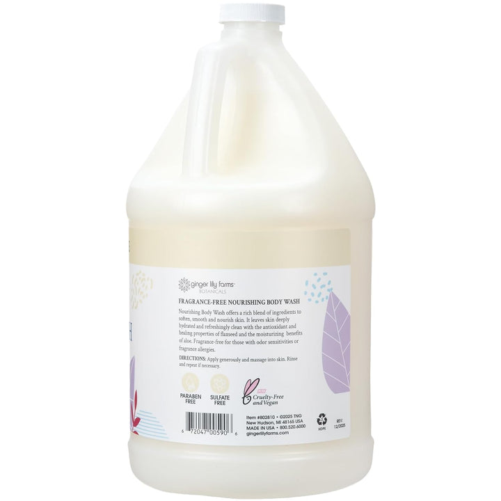Ginger Lily Farms Botanicals - Jabón corporal nutritivo, 100% vegan...
