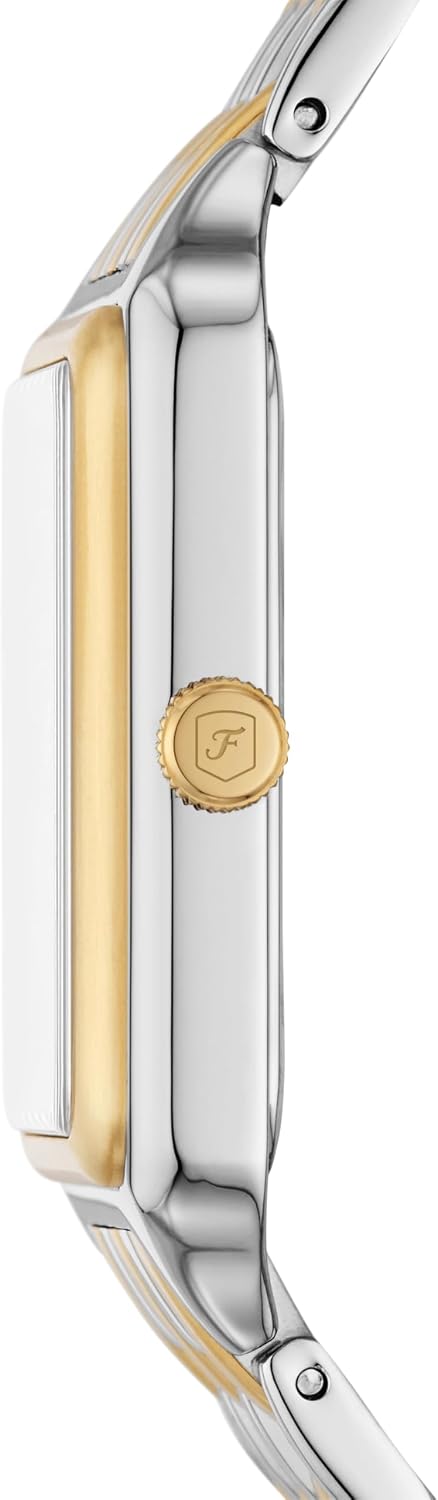 Fossil Raquel - Reloj de cuarzo y acero inoxidable para mujer, con tres manecillas