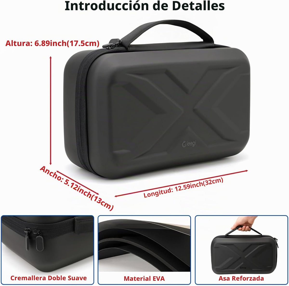 Funda EVA compatible con NOCO GB70/GBX75 Jump Starter (solo base)