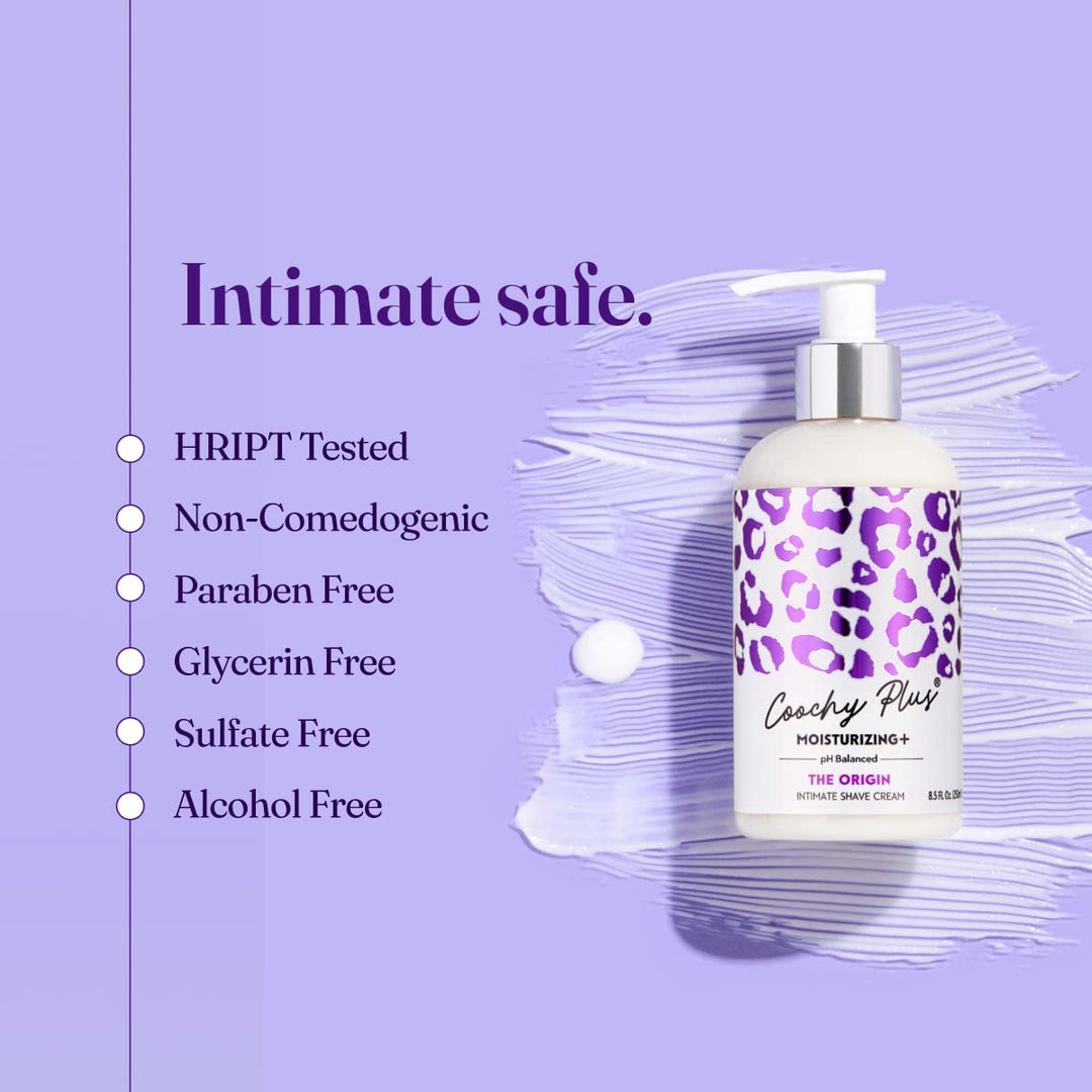 Coochy Plus Crema de afeitado íntima MOISTURIZING Plus El origen pa...