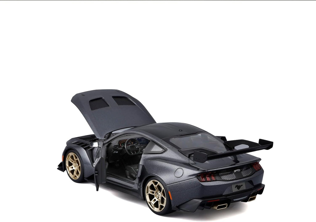 Maisto 1:18 Edición Especial 2025 Ford Mustang GTD, Gris Metálico
