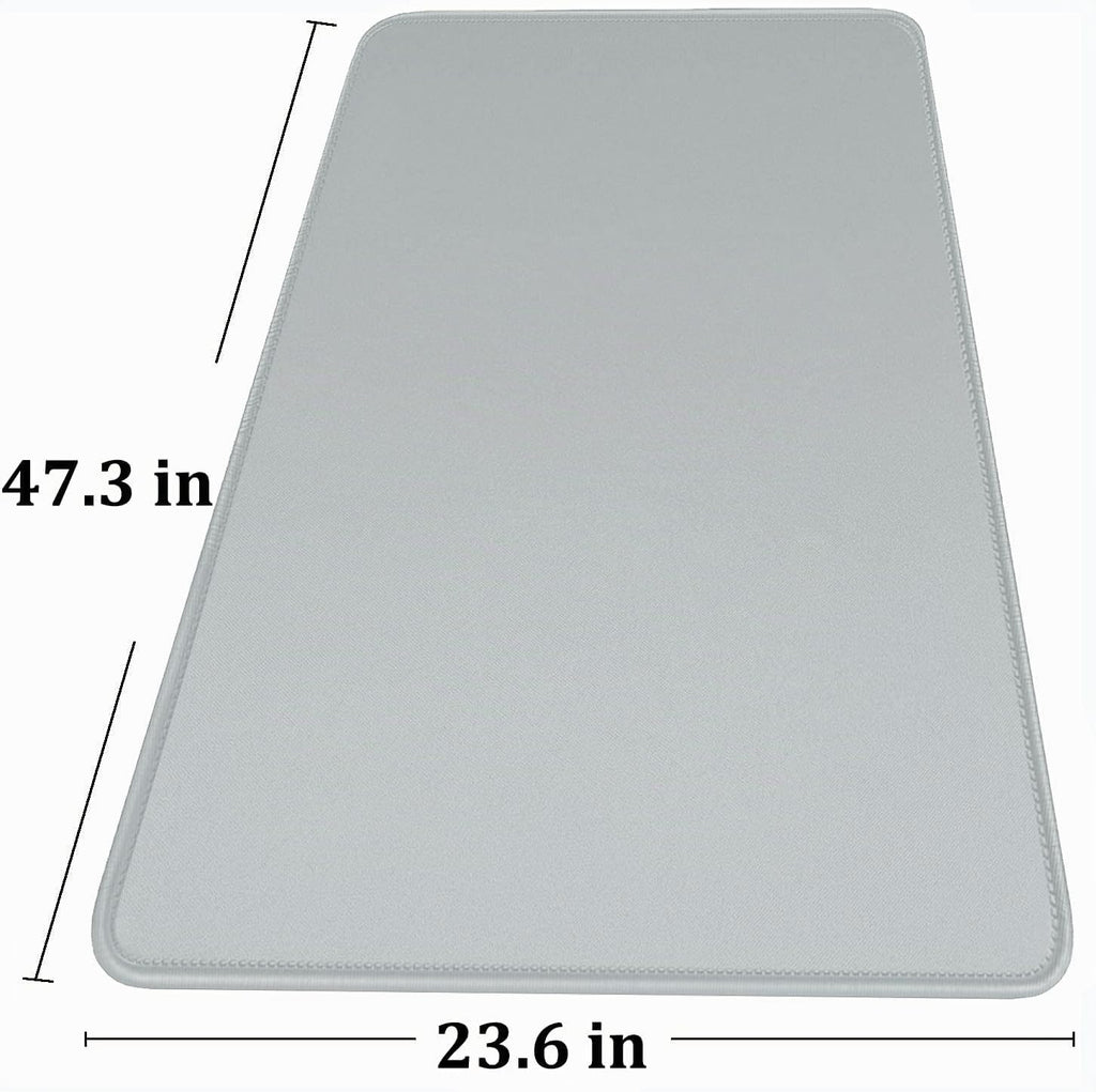 Alfombrilla de mouse grande extendida para juegos con bordes cosidos, 47.3