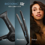 Bio Ionic 10X Plancha Alisadora, Plancha para el Cabello con Placas...