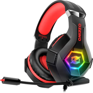 Ozeino Auriculares para juegos para PC, PS4, PS5, auriculares Xbox...