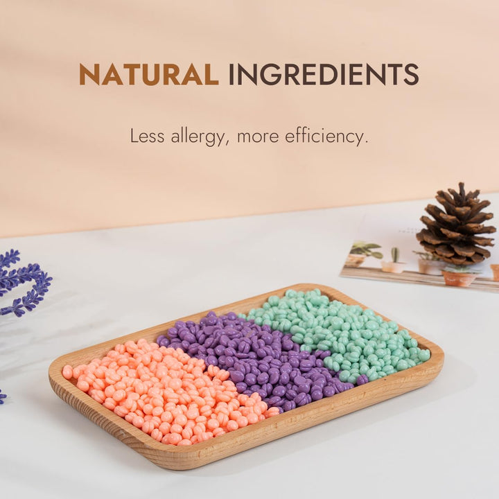 Kit de perlas de cera dura de 3 libras para depilación \u2013 cera...