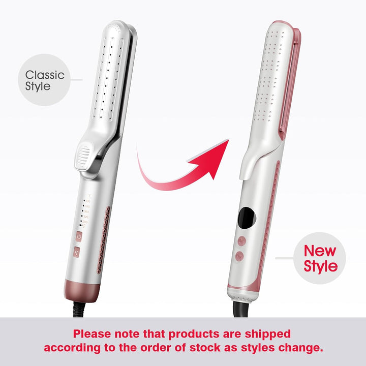 BLUSHMARKS Airflow - Plancha y rizadora de pelo 2 en 1, plancha pla...