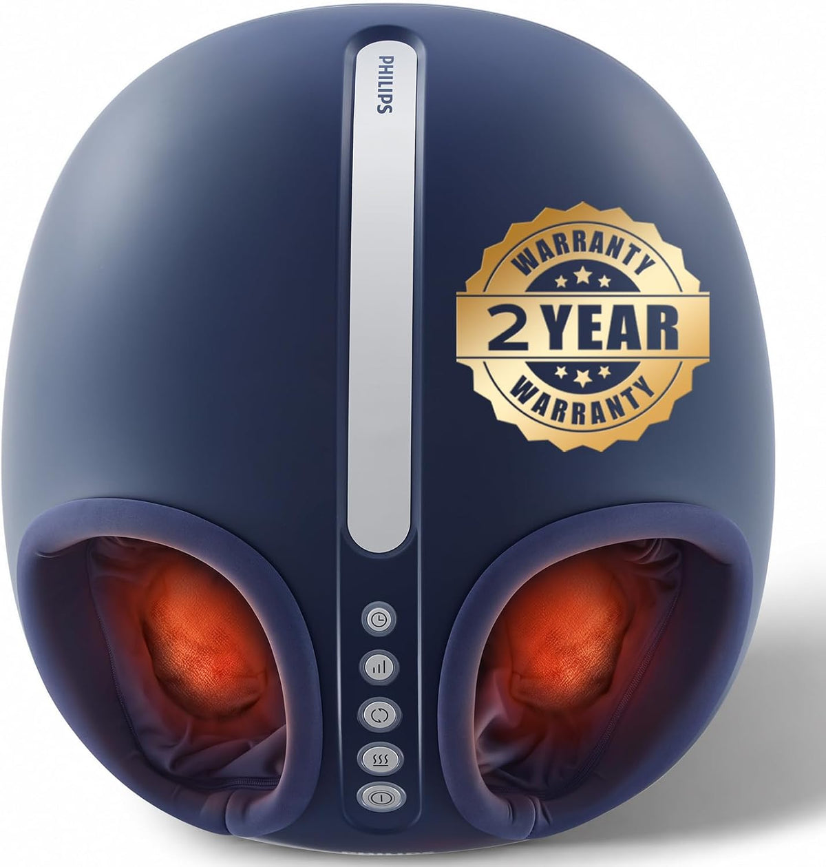 PHILIPS Masajeador de pies con calor, amasamiento Shiatsu y compresión de aire, 4 modos
