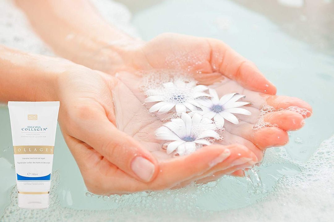 Salcoll Pure Bioactive Crema de manos reparadora de colágeno antien...
