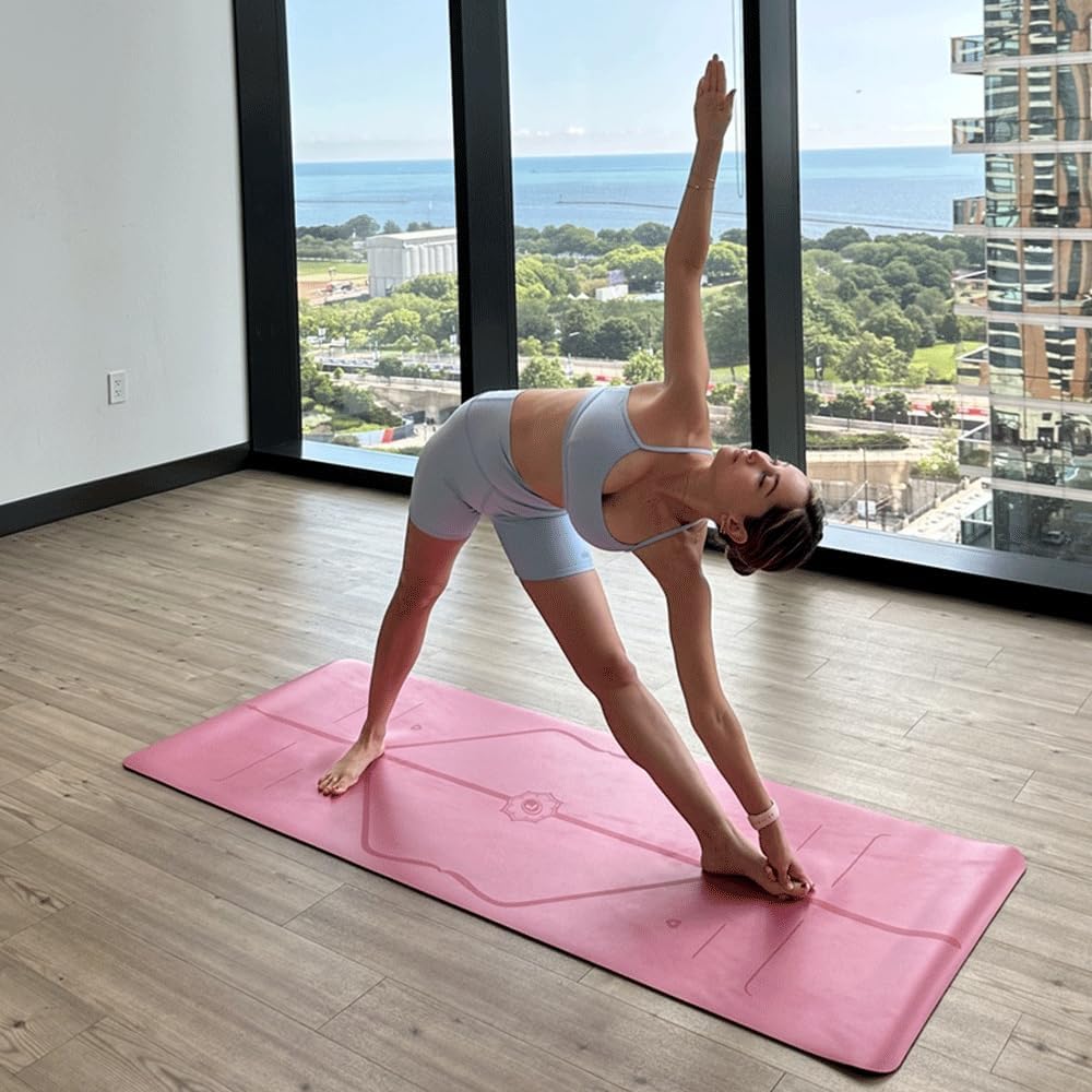 Liforme Esterilla de yoga clásica: diseño de alineación patentado, agarre