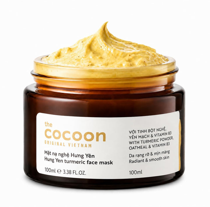 COCOONORIGINAL Vietnam Hung Yen Mascarilla facial de cúrcuma 100 ml...