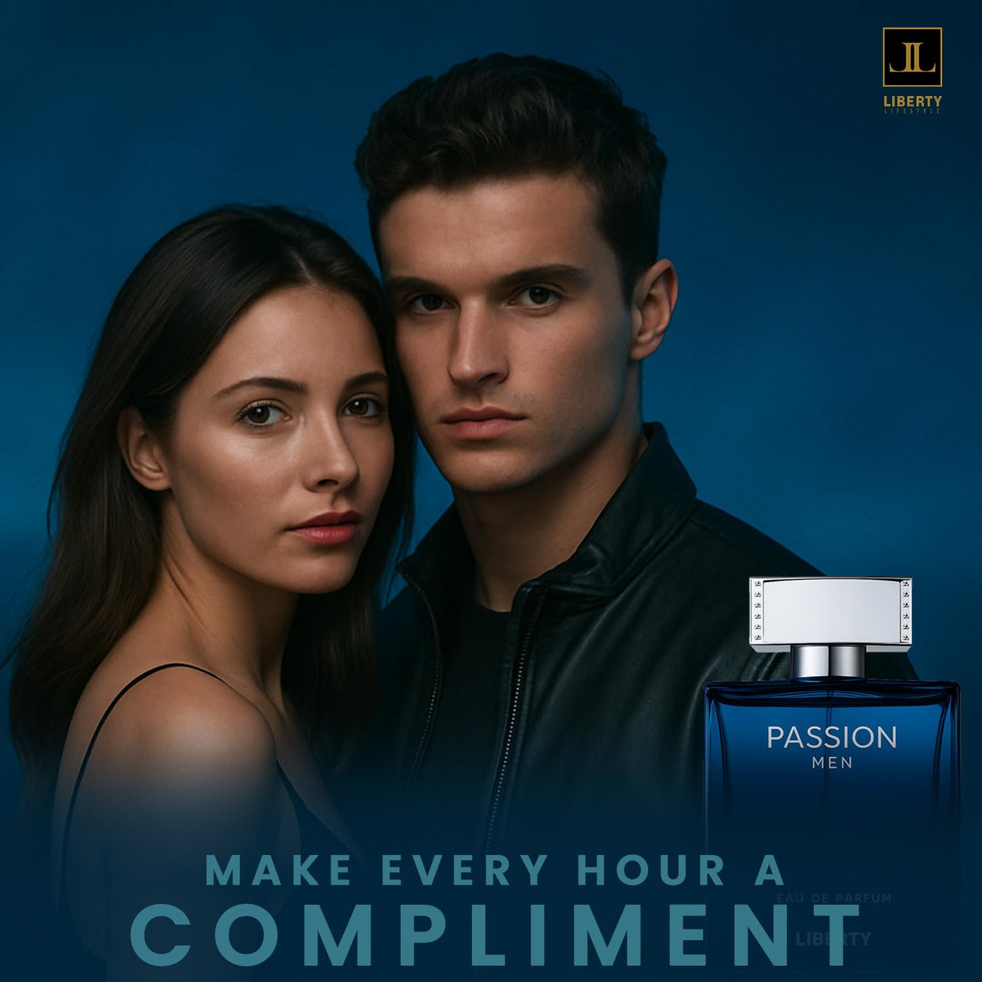 Liberty Eau De Parfum Luxury Passion para hombres, aroma picante au...