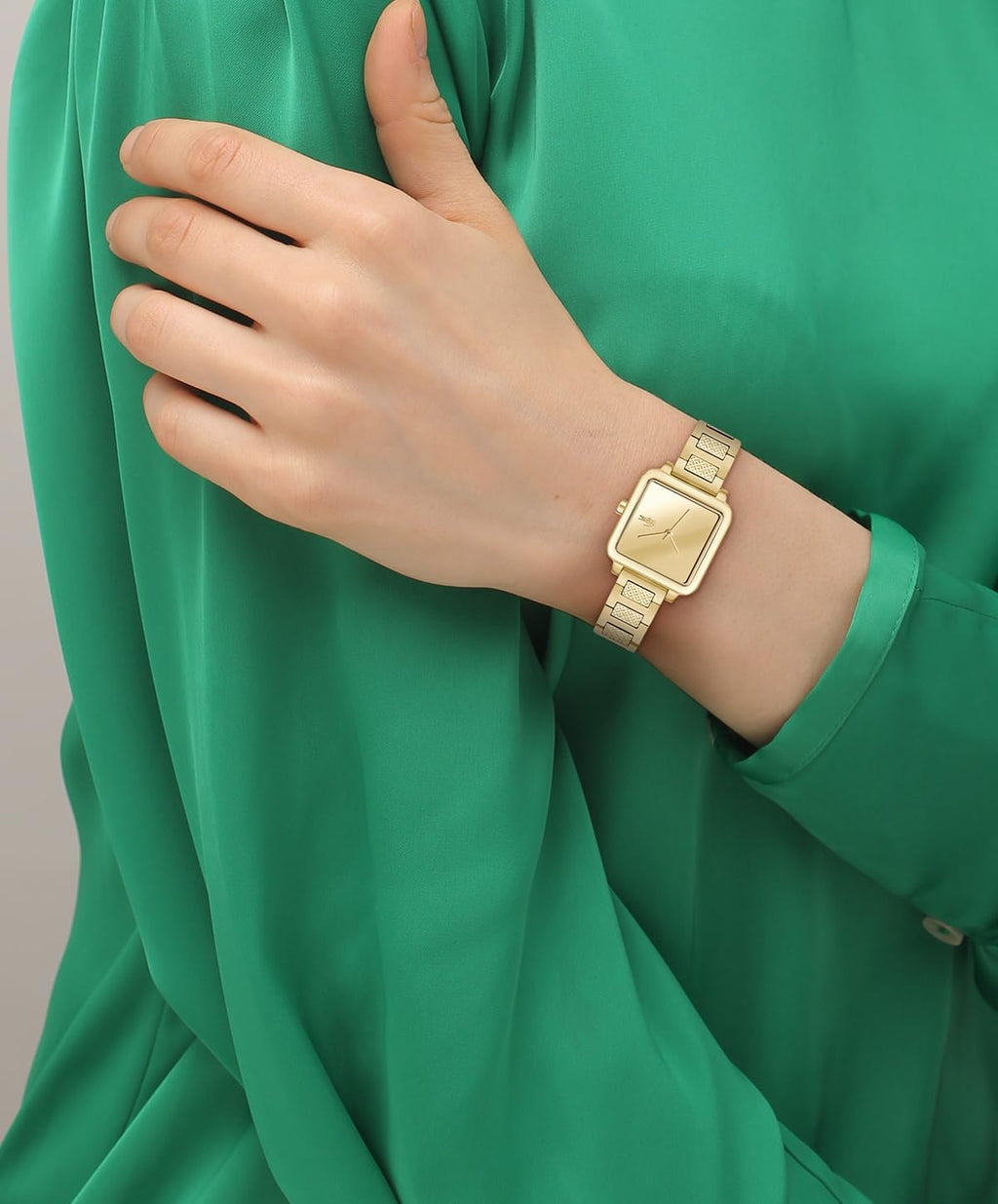 Lacoste. 12.12 Leap Reloj de cuarzo para mujer - 3 manecillas - Caja con forma cuadrada - Esfera espejada - Brazalete de eslabones - Reloj sofisticado - Regalo para ella - 26 mm