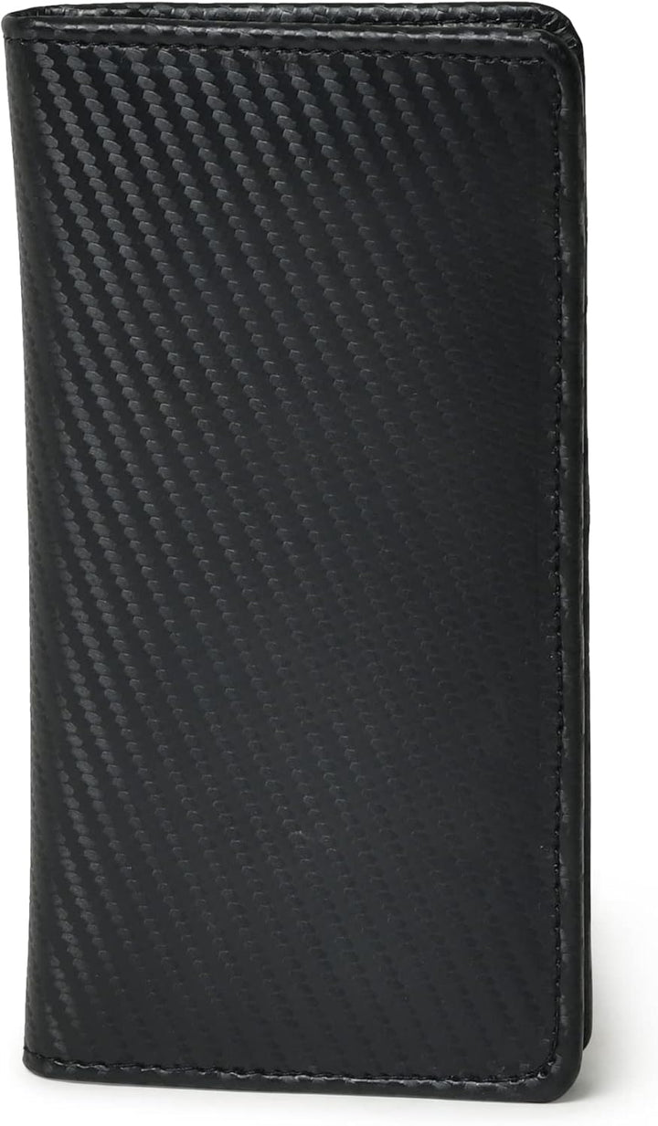 Jajmo Legacy Cartera larga de cuero auténtico plegable vintage para...