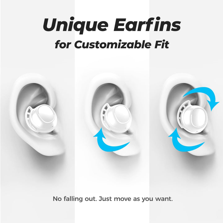 Auriculares inalámbricos Tribit, 110 horas de reproducción Bluetoot...