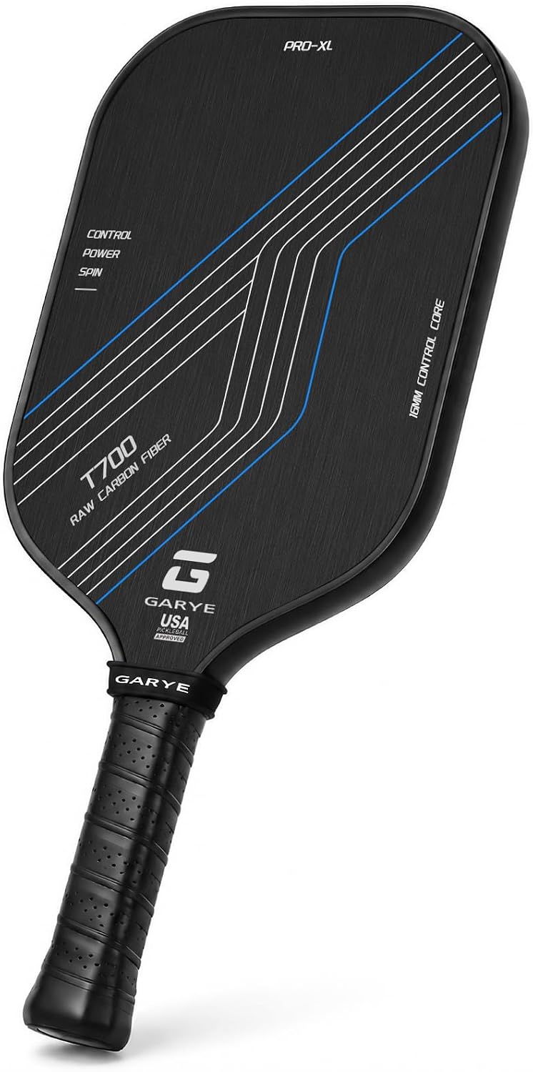 GARYE Paletas de pickleball, raqueta de fibra de carbono cruda T700 con