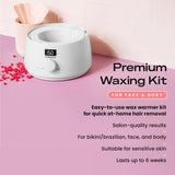 KoluaWax Kit de cera prémium para mujeres, apto para principiantes,...