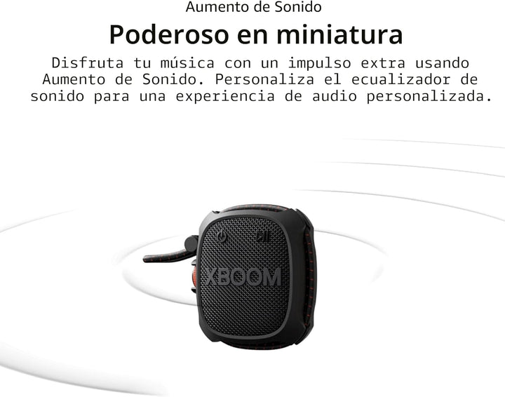 Altavoz inalámbrico LG XG2T XBOOM Go con sonido potente y hasta 10...
