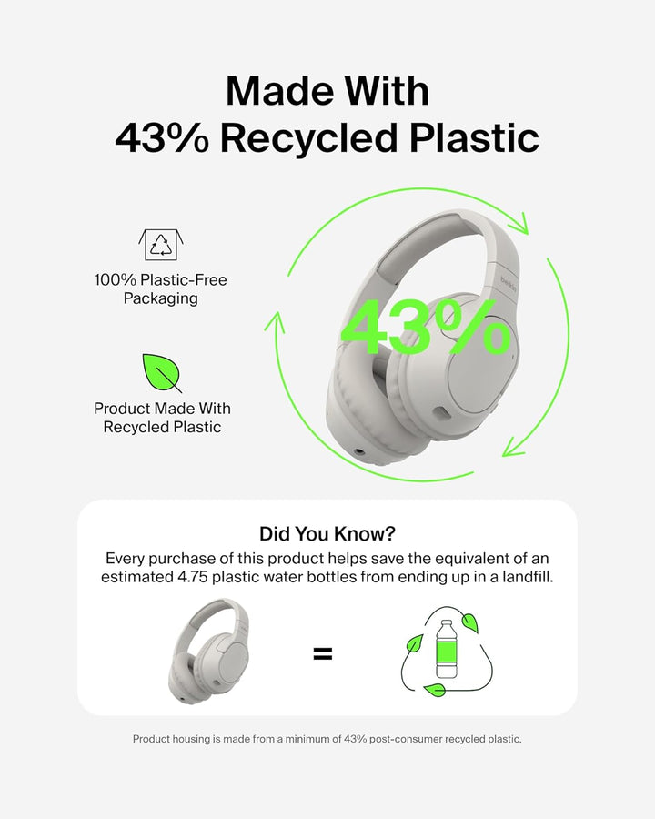 Auriculares Belkin SoundForm Surround Bluetooth sobre la oreja - Au...
