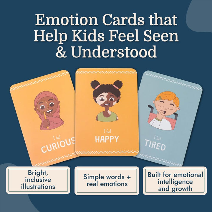 Samma Sati Tarjetas de emoción para niños 25 tarjetas de