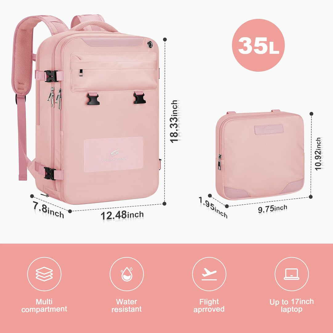 Maelstrom Mochila de viaje para mujeres y hombres, mochila para lap...