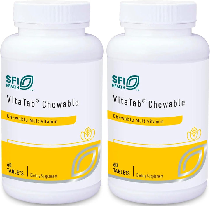 Klaire Labs SFI Health VitaTab - Multivitamínico masticable con 24...